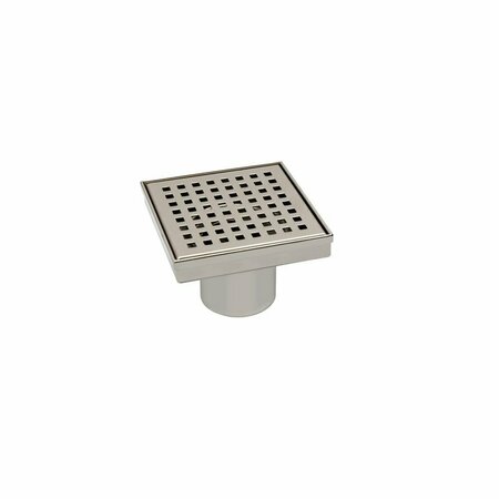 PERMAFLOW SQR SHOWER DRAIN BN 4 in. D PF3024-BN